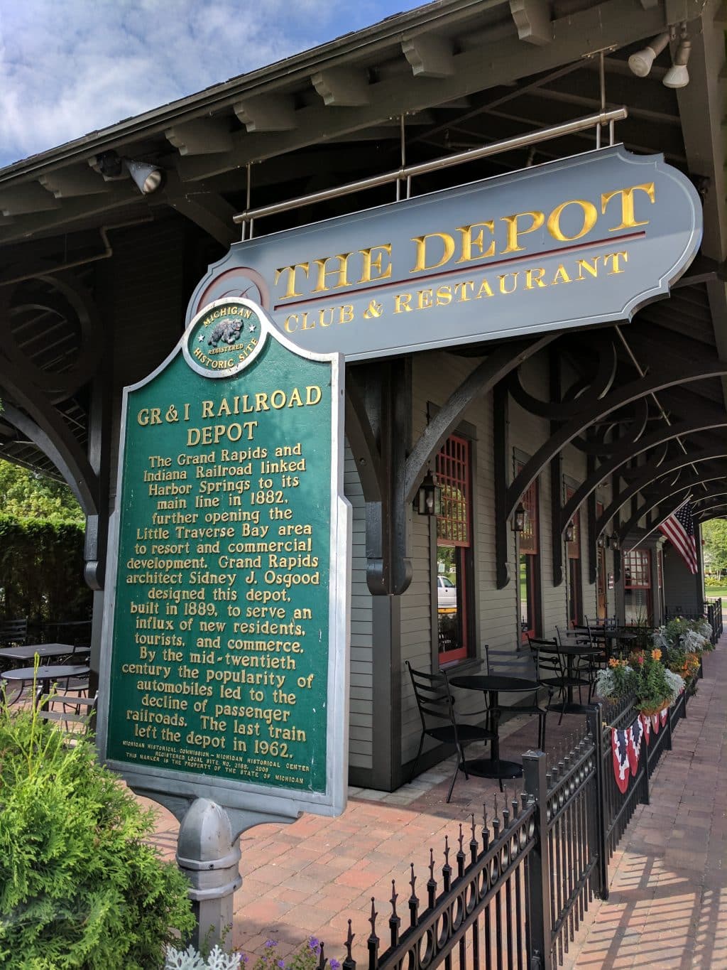 The Depot Club and Restaurant in Harbor Springs